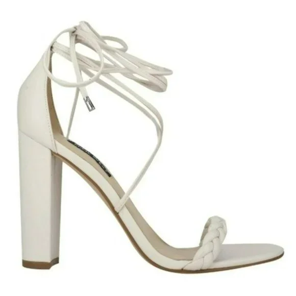 Nine West Monikka Ankle Wrap Heeled Sandals-9 - Picture 5 of 8